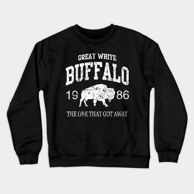 HTTM Great White Buffalo Crewneck Sweatshirt by E